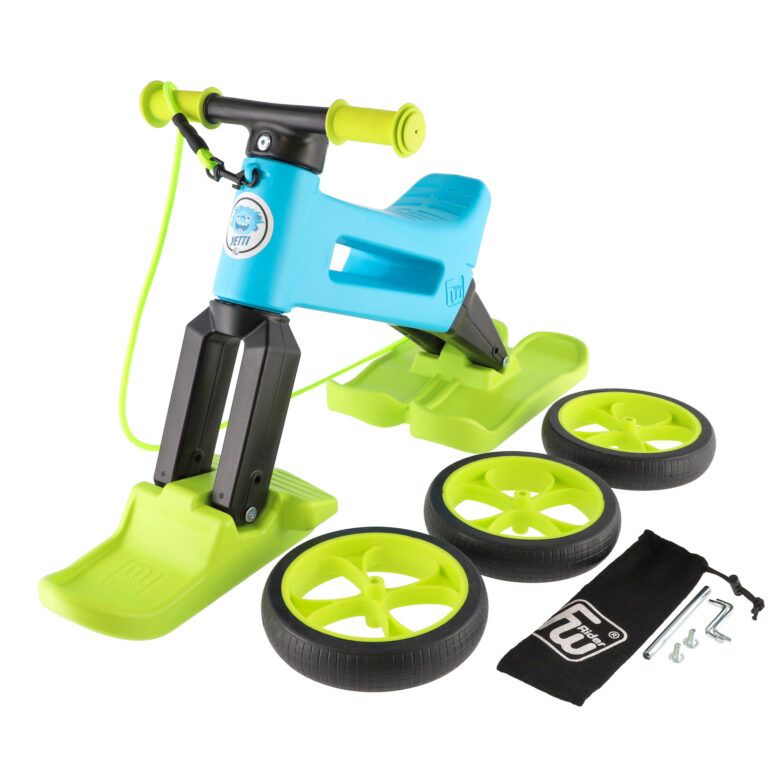 Odrážedlo FUNNY WHEELS Rider SuperSport 2v1 bílé s popruhem a tichými koly