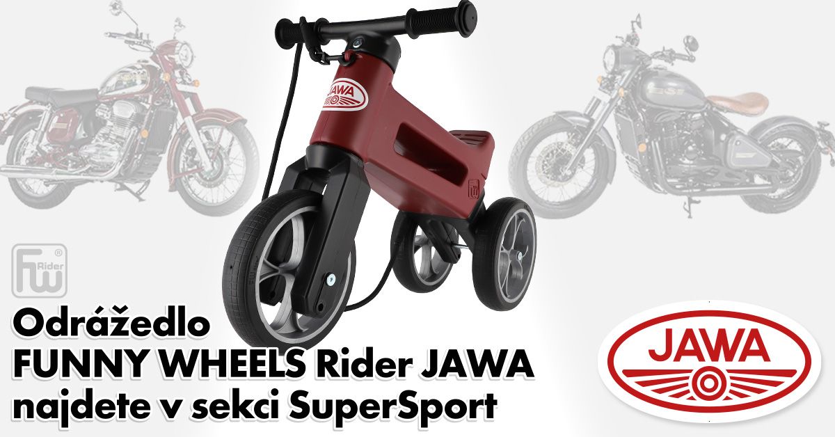 FUNNY WHEELS Rider SuperSport Jawa